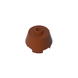 GDS-946 - Brick Round 2 x 2 Truncated Cone