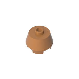 GDS-946 - Brick Round 2 x 2 Truncated Cone
