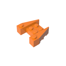 GDS-947 - Wedge 3 x 4 [Stud Notches]