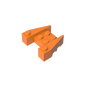 GDS-947 - Wedge 3 x 4 [Stud Notches]