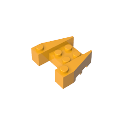 GDS-947 - Wedge 3 x 4 [Stud Notches]
