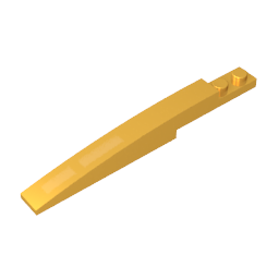 GDS-950 - Brick Curved 10 x 1 [Asymmetric Inside Ridges]