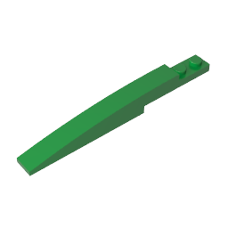 GDS-950 - Brick Curved 10 x 1 [Asymmetric Inside Ridges]