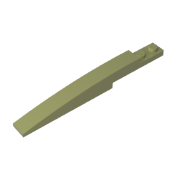 GDS-950 - Brick Curved 10 x 1 [Asymmetric Inside Ridges]