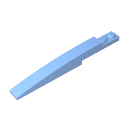 GDS-950 - Brick Curved 10 x 1 [Asymmetric Inside Ridges]