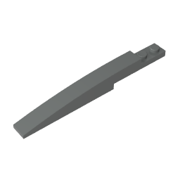 GDS-950 - Brick Curved 10 x 1 [Asymmetric Inside Ridges]