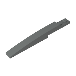 GDS-950 - Brick Curved 10 x 1 [Asymmetric Inside Ridges]