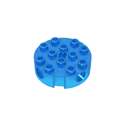 GDS-951 - Brick Round 4 x 4 with 4 Side Pin Holes and Center Axle Hole