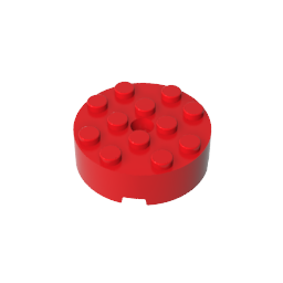 GDS-952 - Brick Round 4 x 4 [Centre Hole]