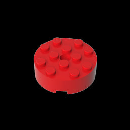 GDS-952 - Brick Round 4 x 4 [Centre Hole]