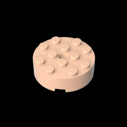 GDS-952 - Brick Round 4 x 4 [Centre Hole]