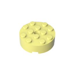 GDS-952 - Brick Round 4 x 4 [Centre Hole]