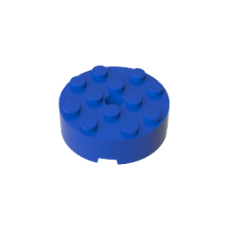 GDS-952 - Brick Round 4 x 4 [Centre Hole]