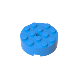 GDS-952 - Brick Round 4 x 4 [Centre Hole]