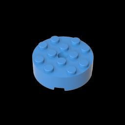 GDS-952 - Brick Round 4 x 4 [Centre Hole]