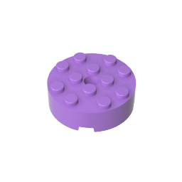 GDS-952 - Brick Round 4 x 4 [Centre Hole]