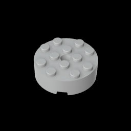 GDS-952 - Brick Round 4 x 4 [Centre Hole]
