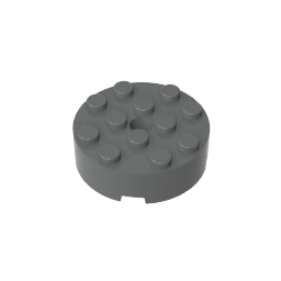 GDS-952 - Brick Round 4 x 4 [Centre Hole]