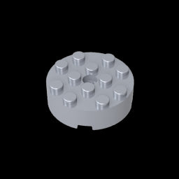 GDS-952 - Brick Round 4 x 4 [Centre Hole]
