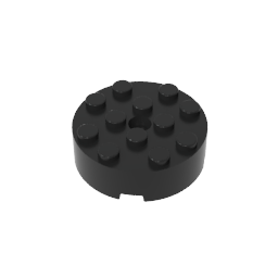 GDS-952 - Brick Round 4 x 4 [Centre Hole]