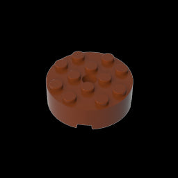 GDS-952 - Brick Round 4 x 4 [Centre Hole]