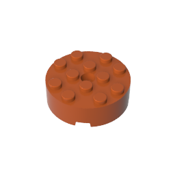 GDS-952 - Brick Round 4 x 4 [Centre Hole]