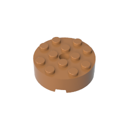 GDS-952 - Brick Round 4 x 4 [Centre Hole]