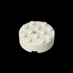 GDS-952 - Brick Round 4 x 4 [Centre Hole]