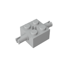 GDS-954 - Brick Special 2 x 2 with 2 Pins and Axle Hole