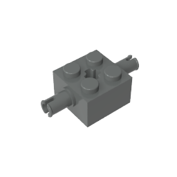 GDS-954 - Brick Special 2 x 2 with 2 Pins and Axle Hole