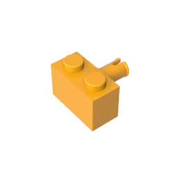 GDS-956 - Brick Special 1 x 2 with Pin