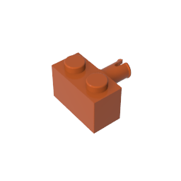 GDS-956 - Brick Special 1 x 2 with Pin