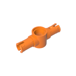 GDS-959 - Technic Pin Connector Hub with 2 Pins with Friction Ridges Lengthwise [Big Squared Pin Holes]