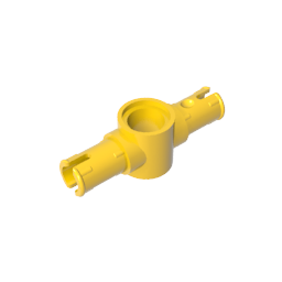 GDS-959 - Technic Pin Connector Hub with 2 Pins with Friction Ridges Lengthwise [Big Squared Pin Holes]