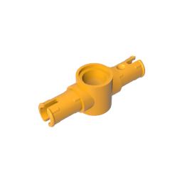 GDS-959 - Technic Pin Connector Hub with 2 Pins with Friction Ridges Lengthwise [Big Squared Pin Holes]