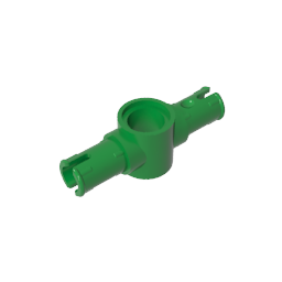 GDS-959 - Technic Pin Connector Hub with 2 Pins with Friction Ridges Lengthwise [Big Squared Pin Holes]