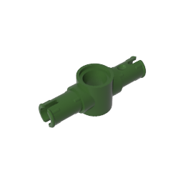 GDS-959 - Technic Pin Connector Hub with 2 Pins with Friction Ridges Lengthwise [Big Squared Pin Holes]