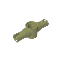 GDS-959 - Technic Pin Connector Hub with 2 Pins with Friction Ridges Lengthwise [Big Squared Pin Holes]