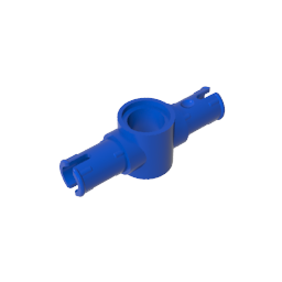 GDS-959 - Technic Pin Connector Hub with 2 Pins with Friction Ridges Lengthwise [Big Squared Pin Holes]