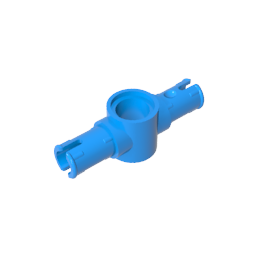 GDS-959 - Technic Pin Connector Hub with 2 Pins with Friction Ridges Lengthwise [Big Squared Pin Holes]