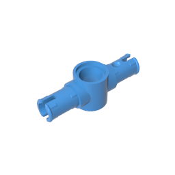 GDS-959 - Technic Pin Connector Hub with 2 Pins with Friction Ridges Lengthwise [Big Squared Pin Holes]