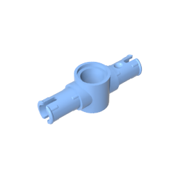 GDS-959 - Technic Pin Connector Hub with 2 Pins with Friction Ridges Lengthwise [Big Squared Pin Holes]