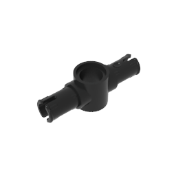 GDS-959 - Technic Pin Connector Hub with 2 Pins with Friction Ridges Lengthwise [Big Squared Pin Holes]
