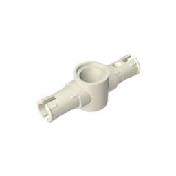 GDS-959 - Technic Pin Connector Hub with 2 Pins with Friction Ridges Lengthwise [Big Squared Pin Holes]