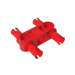 GDS-960 - Technic Pin Connector Hub Perpendicular 3L with 4 Pins