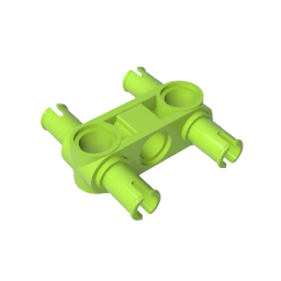 GDS-960 - Technic Pin Connector Hub Perpendicular 3L with 4 Pins