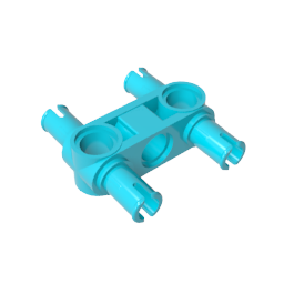 GDS-960 - Technic Pin Connector Hub Perpendicular 3L with 4 Pins