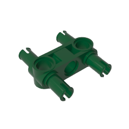 GDS-960 - Technic Pin Connector Hub Perpendicular 3L with 4 Pins