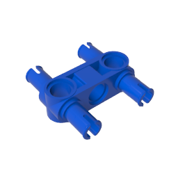 GDS-960 - Technic Pin Connector Hub Perpendicular 3L with 4 Pins