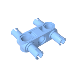 GDS-960 - Technic Pin Connector Hub Perpendicular 3L with 4 Pins